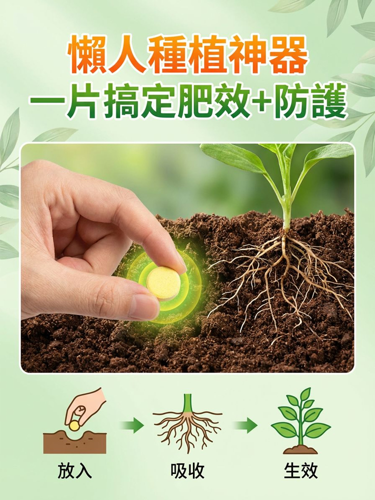 【肥效/防護二合一】懶人植保神器硼肥片