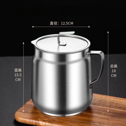 不銹鋼家用儲油濾油壺