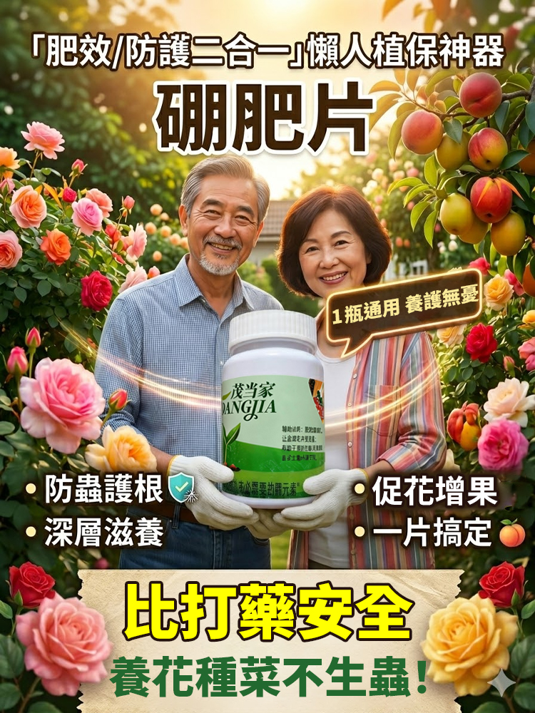 【肥效/防護二合一】懶人植保神器硼肥片