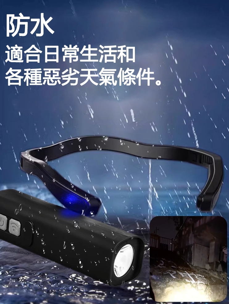 掛耳式感應頭燈