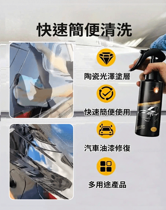 終極汽車陶瓷光澤塗層噴霧