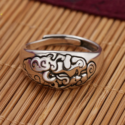 【避歲開運】十二生肖復古銀戒指
