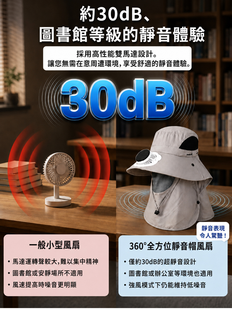 酷爽透氣太陽能防曬帽