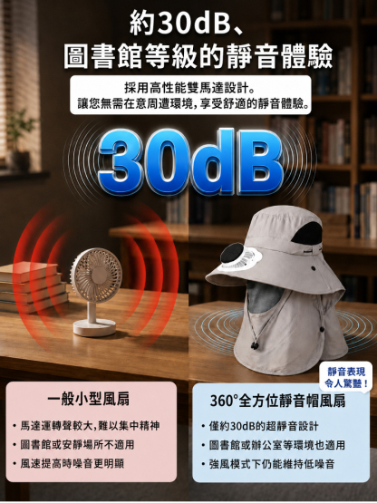 酷爽透氣太陽能防曬帽