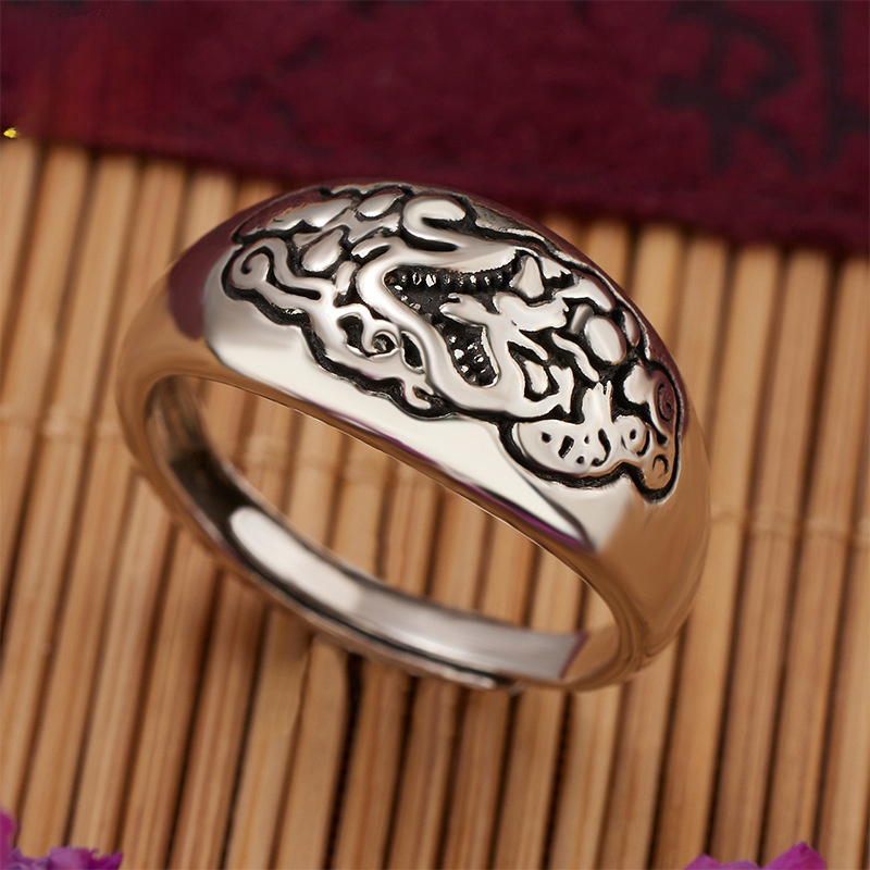 【避歲開運】十二生肖復古銀戒指