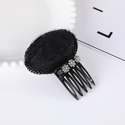 อุปกรณ์หมอนทำผมพอง ๆ พร้อมกิ๊บติดผมแต่งเพชร