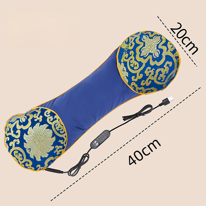 [Protect the cervical vertebrae and help sleep] Electric heating mugwort bone pillow