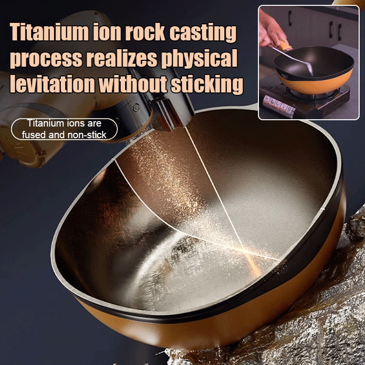 ✨👍Titanium non stick frying pan