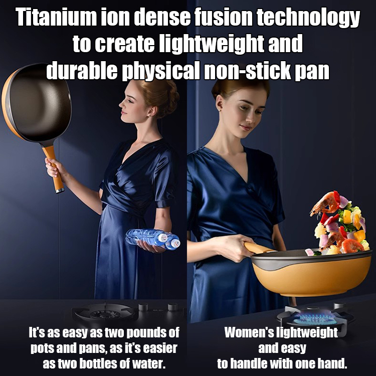 ✨👍Titanium non stick frying pan