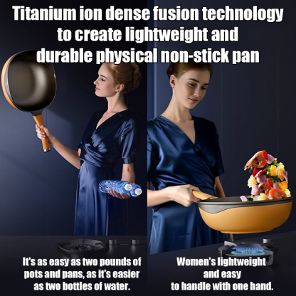 ✨👍Titanium non stick frying pan