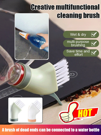 Wet and Dry Multi-purpose Cleaning Brush - Random Colors