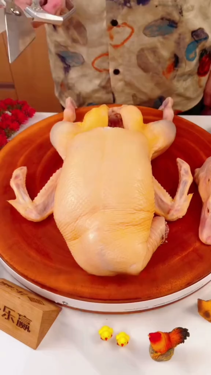 Stainless steel chicken bone shears (plastic handle)