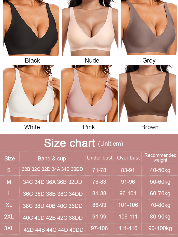 ✨Seamless full cup bra