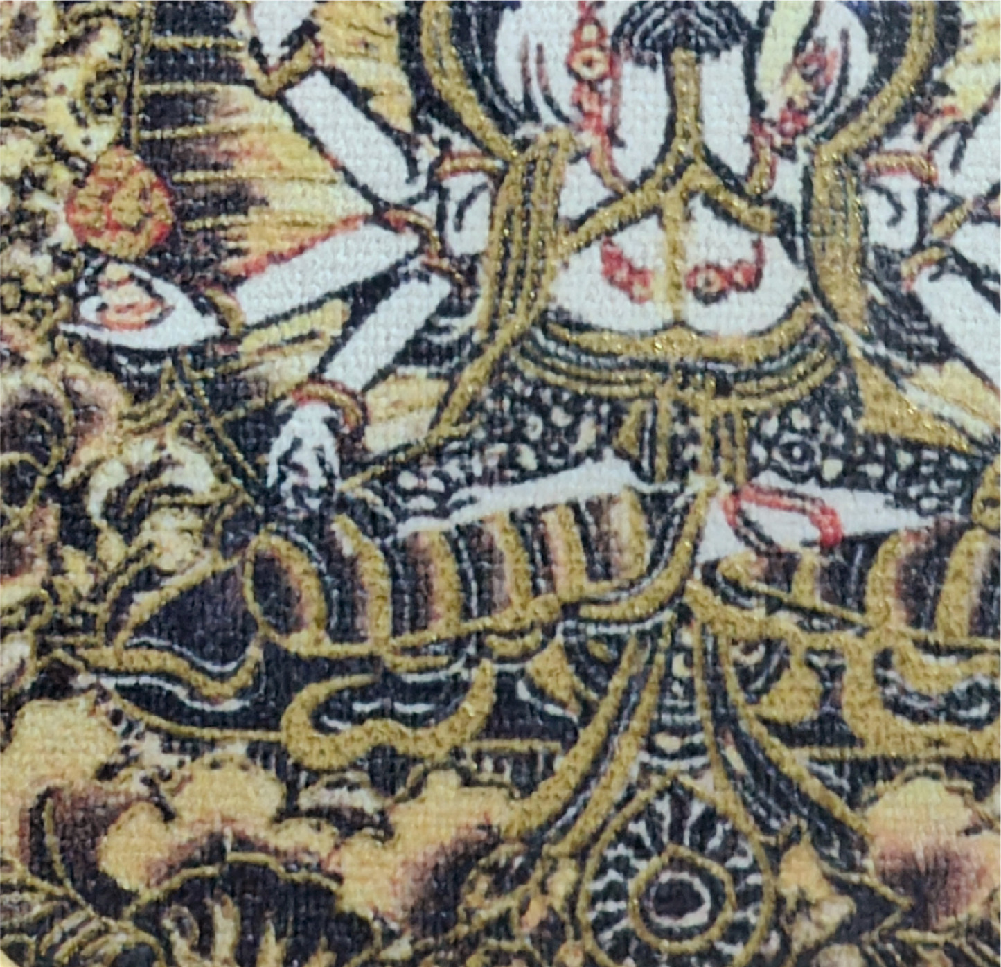 チベット伝承 千手観音 タンカ ペンダントトップ