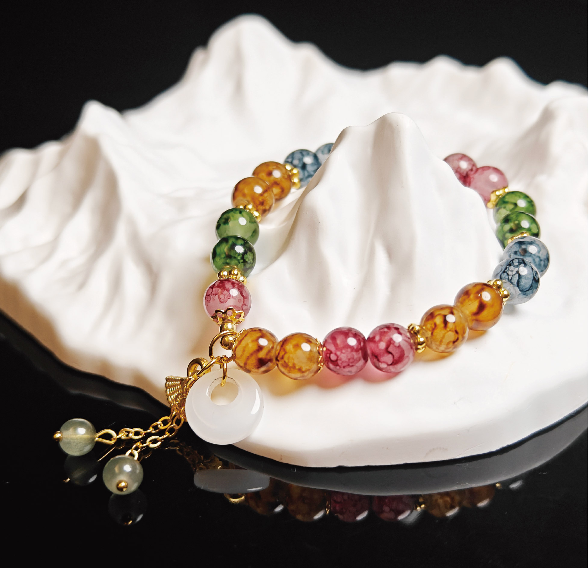 天然串珠开运手链