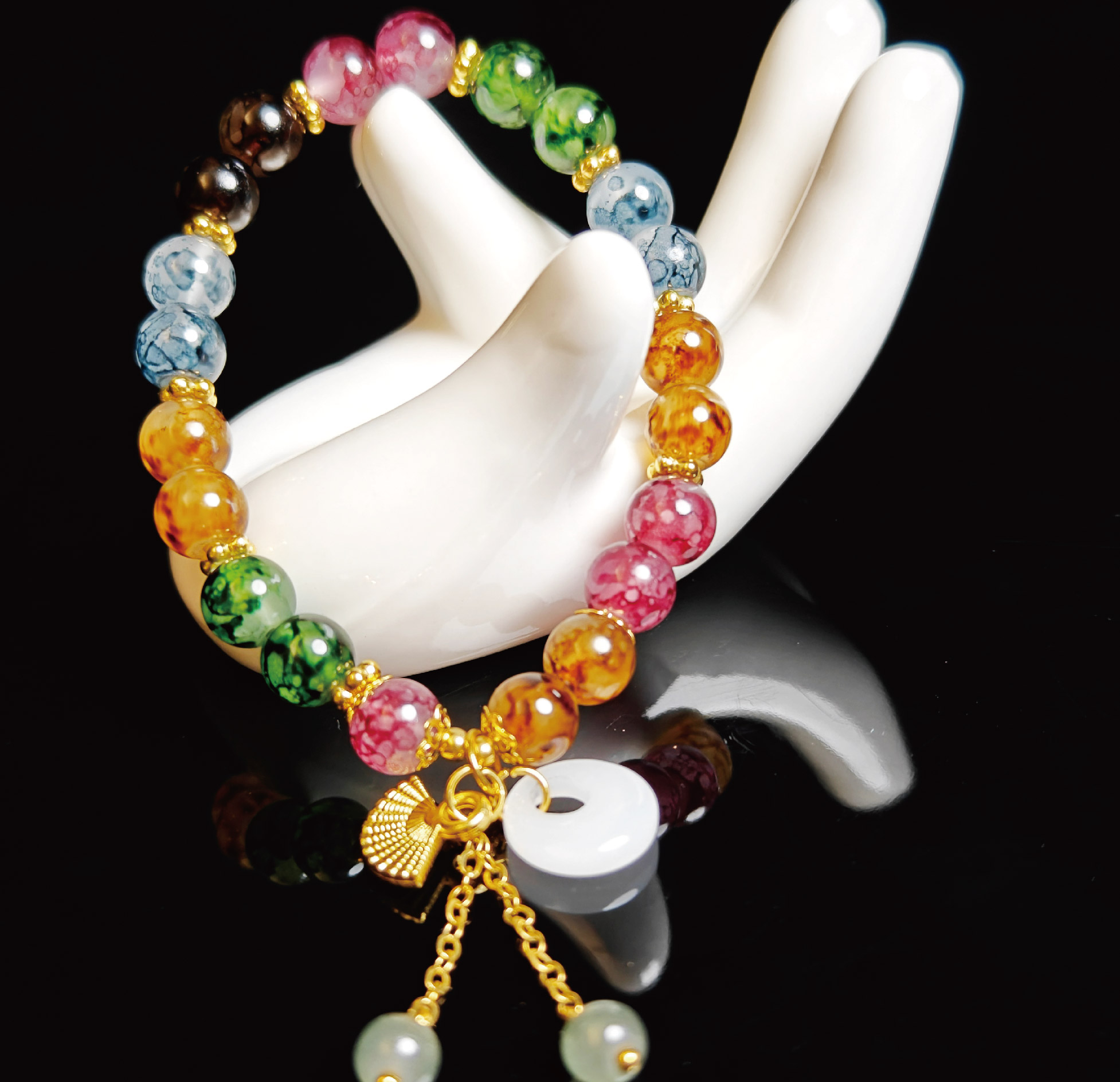 天然串珠开运手链