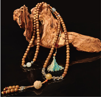 沈香の木珠ブレスレット