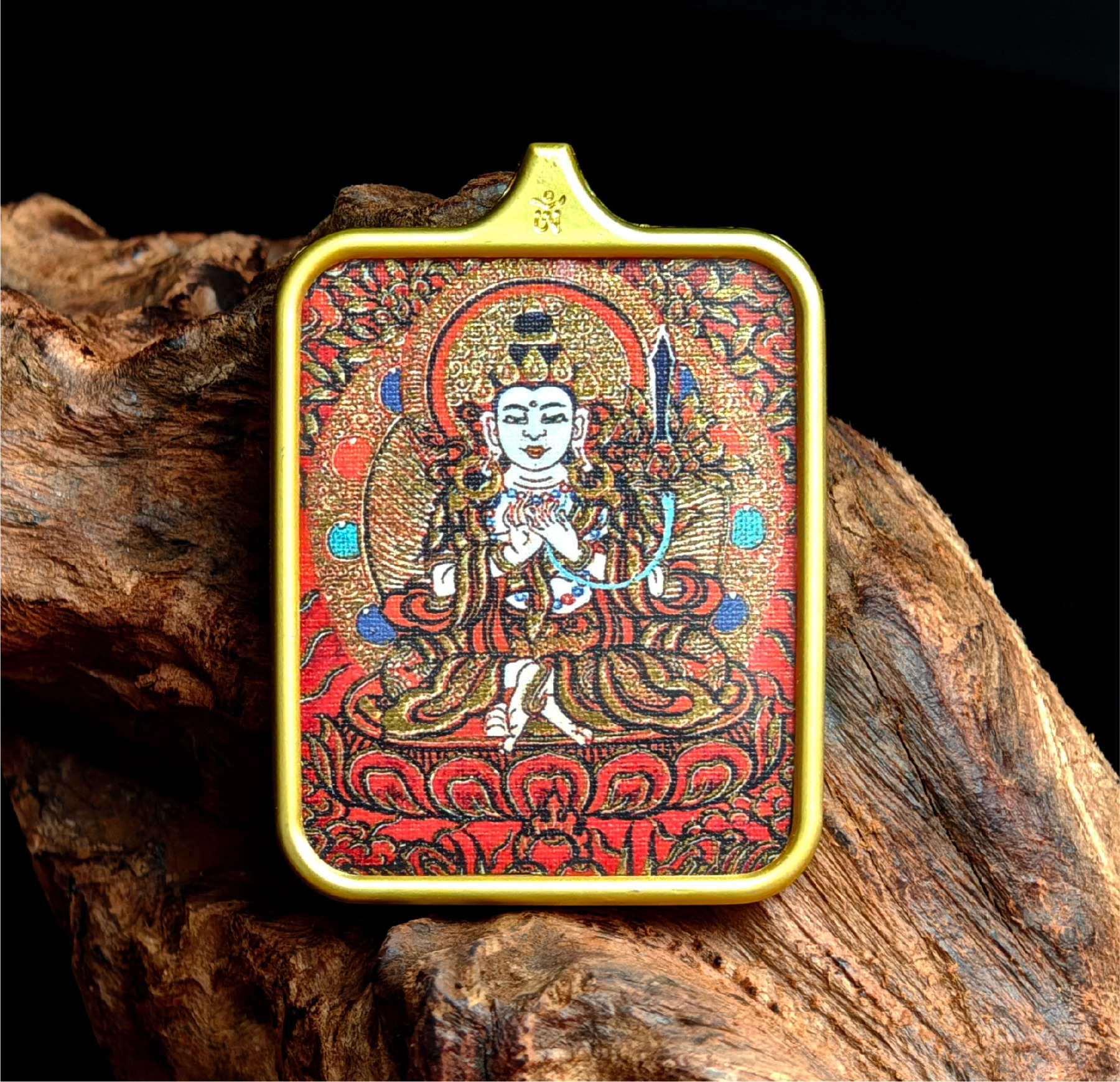 チベット仏教式 虚空蔵菩薩 開運ペンダント