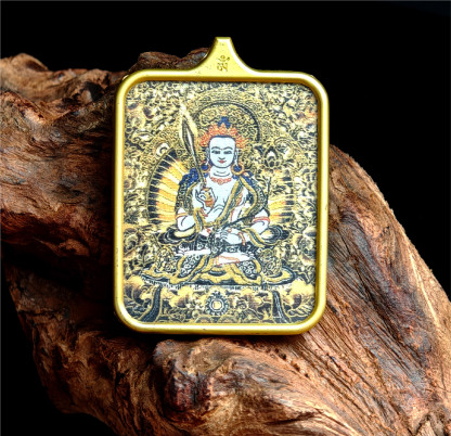 チベット仏教式 虚空蔵菩薩 開運ペンダント