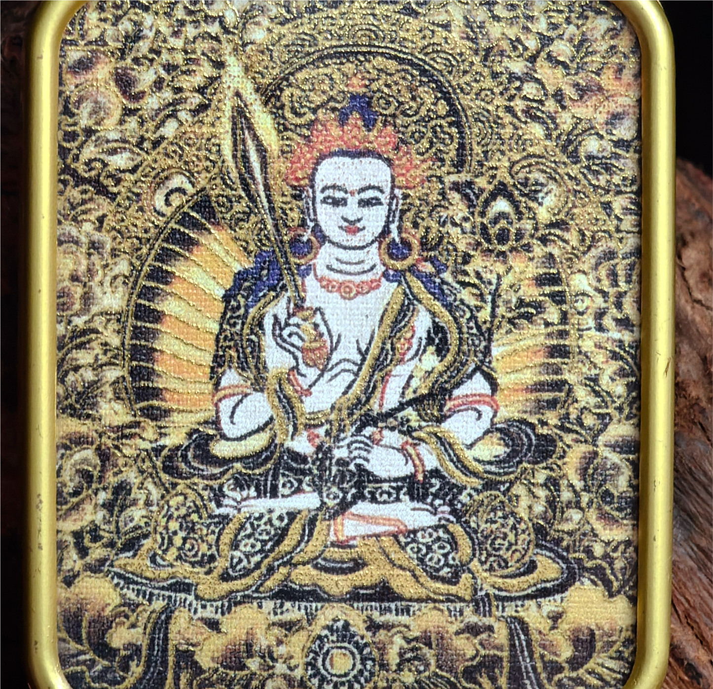 チベット仏教式 虚空蔵菩薩 開運ペンダント