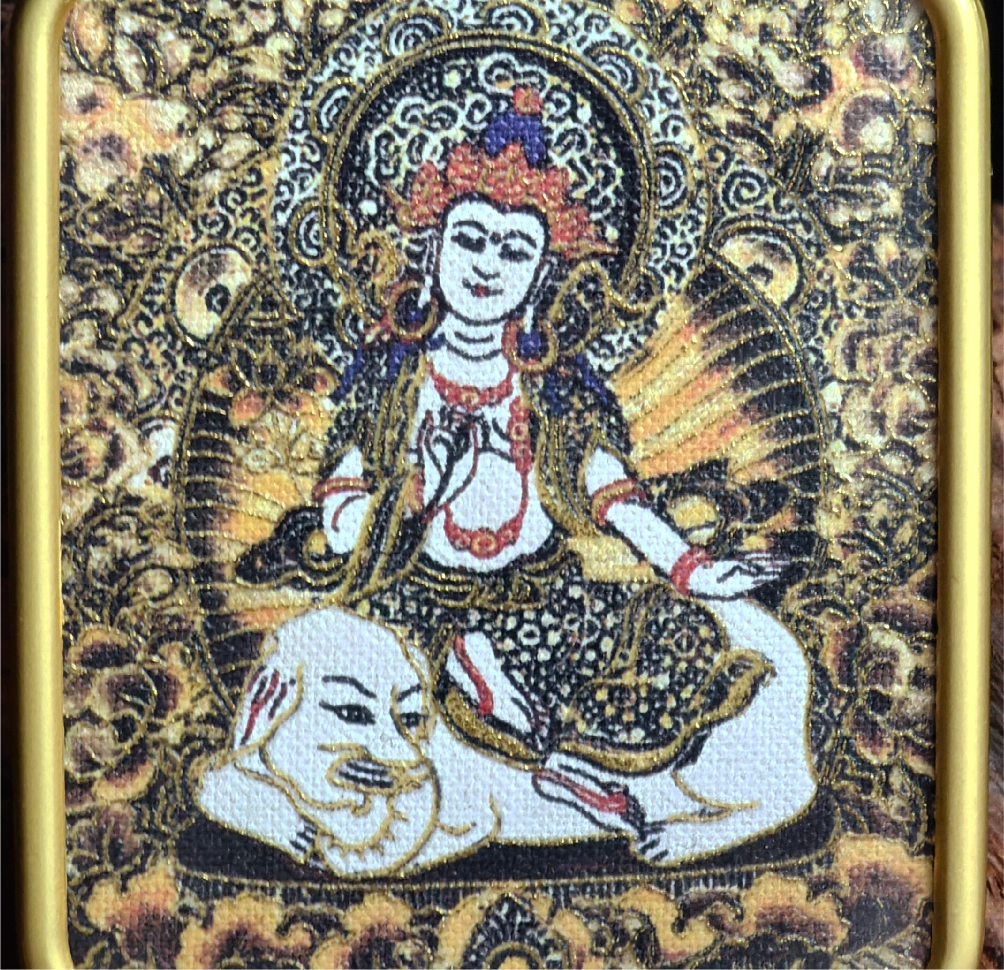 チベット仏教式 普賢菩薩 開運ペンダント