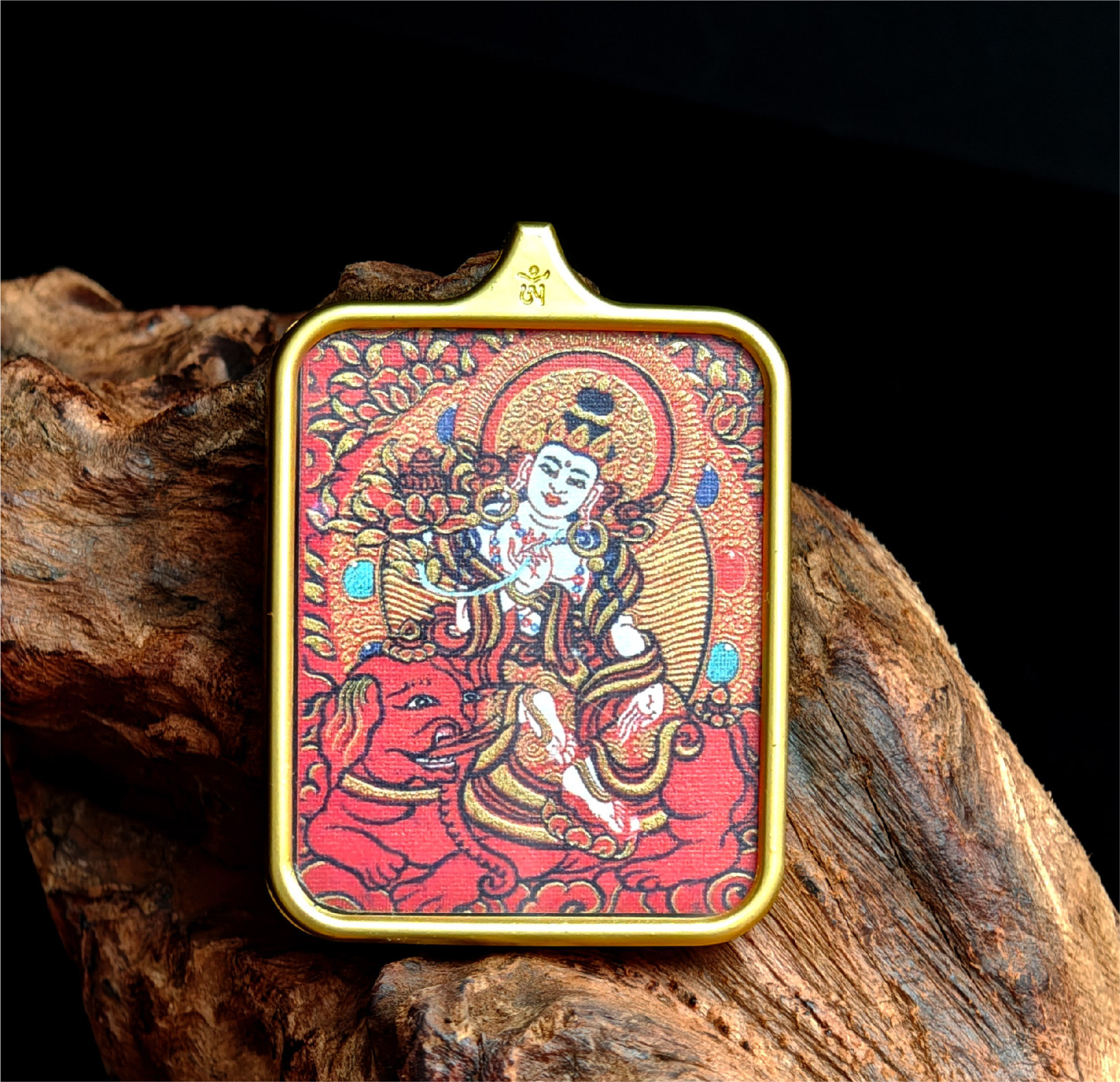 チベット仏教式 普賢菩薩 開運ペンダント