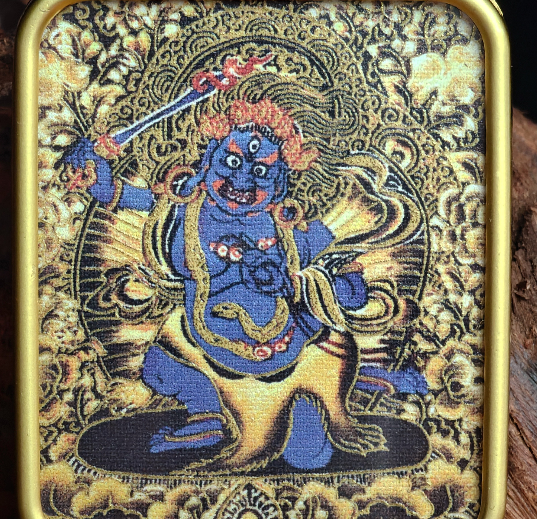 チベット仏教式 不動尊 開運ペンダント