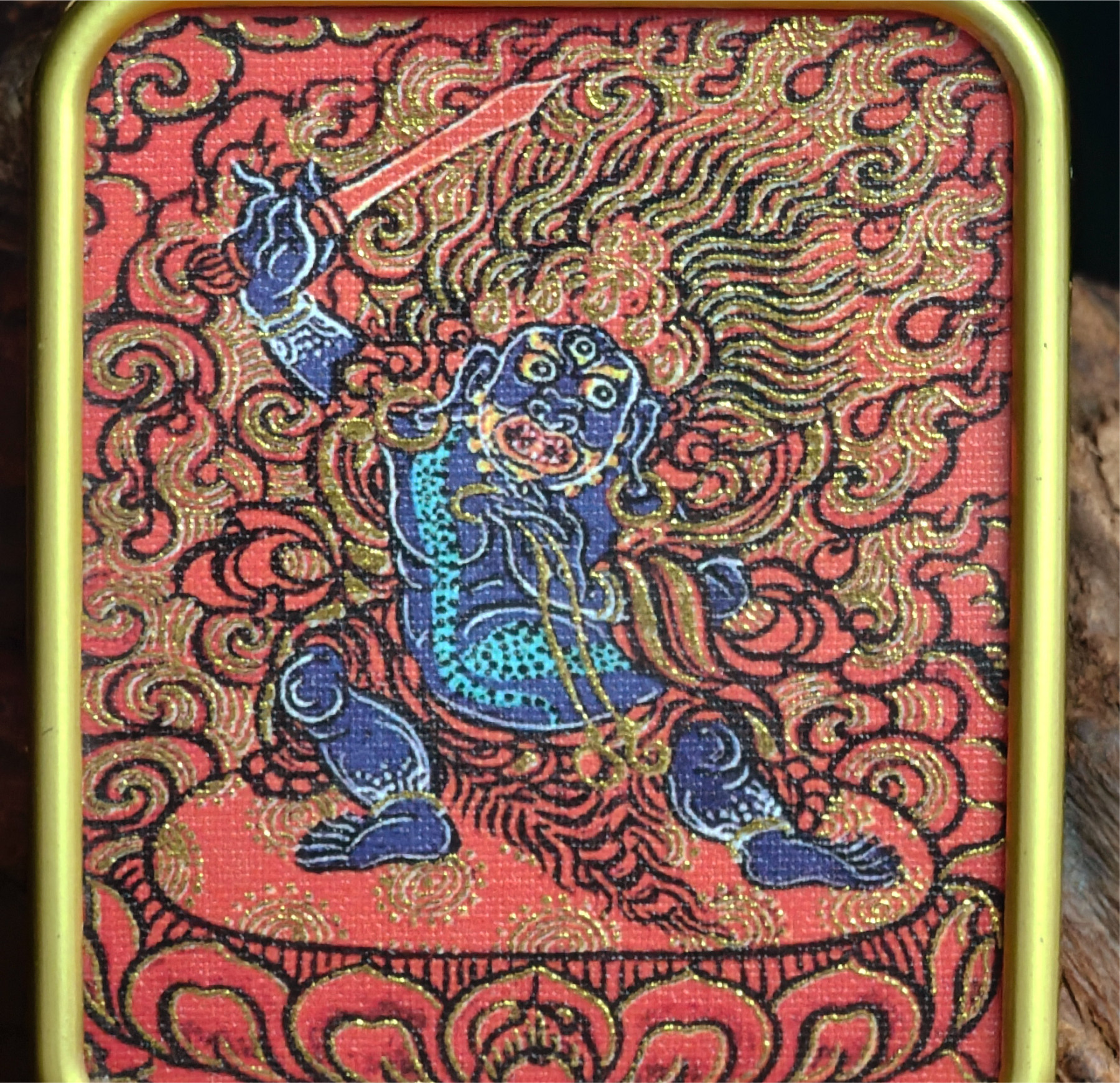 チベット仏教式 不動尊 開運ペンダント