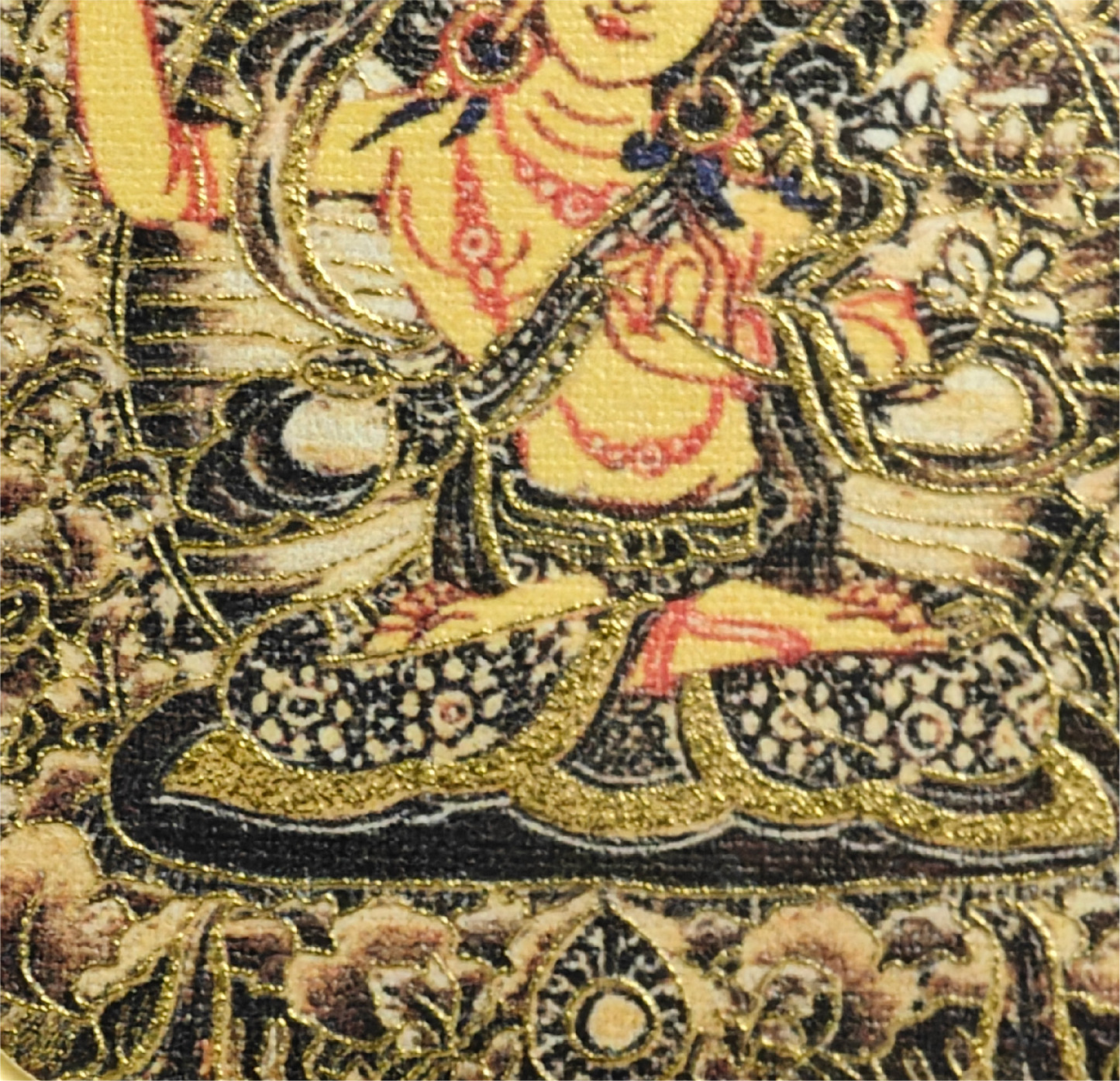 西藏传承 文殊菩萨 唐卡吊坠 翻译成日语 チベット伝承 文殊菩薩 タンカペンダント