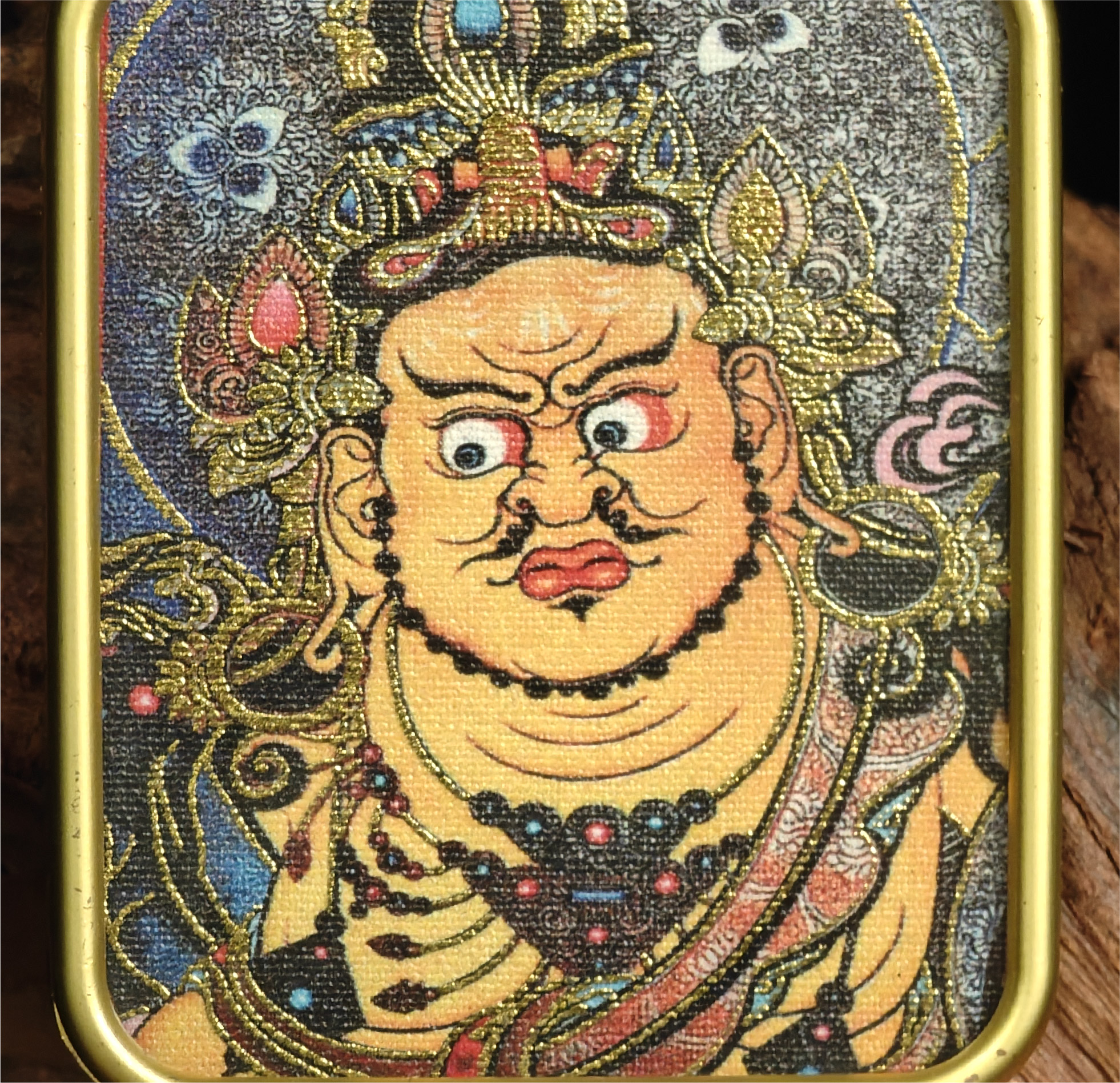 黄財神招財唐カーペットペンダント