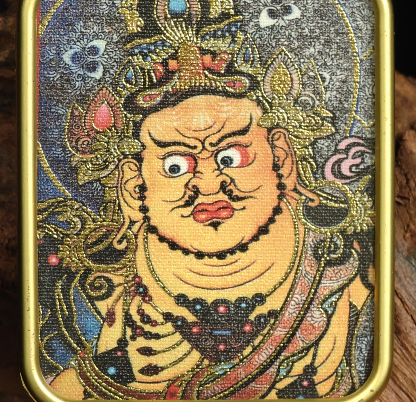 黄財神招財唐カーペットペンダント