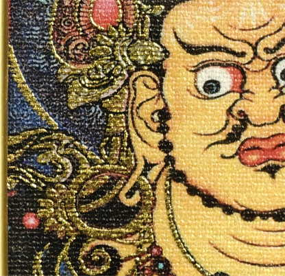 黄財神招財唐カーペットペンダント