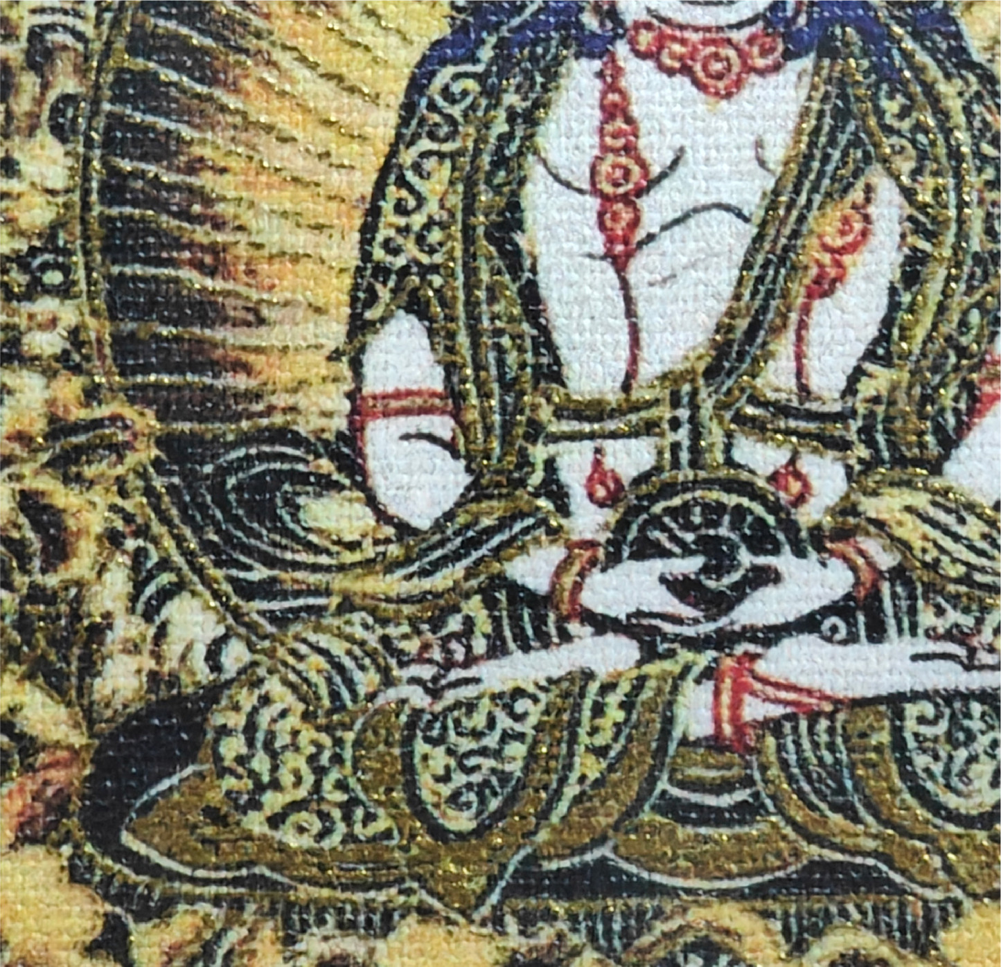 チベット伝承 大日如来 タンカペンダント