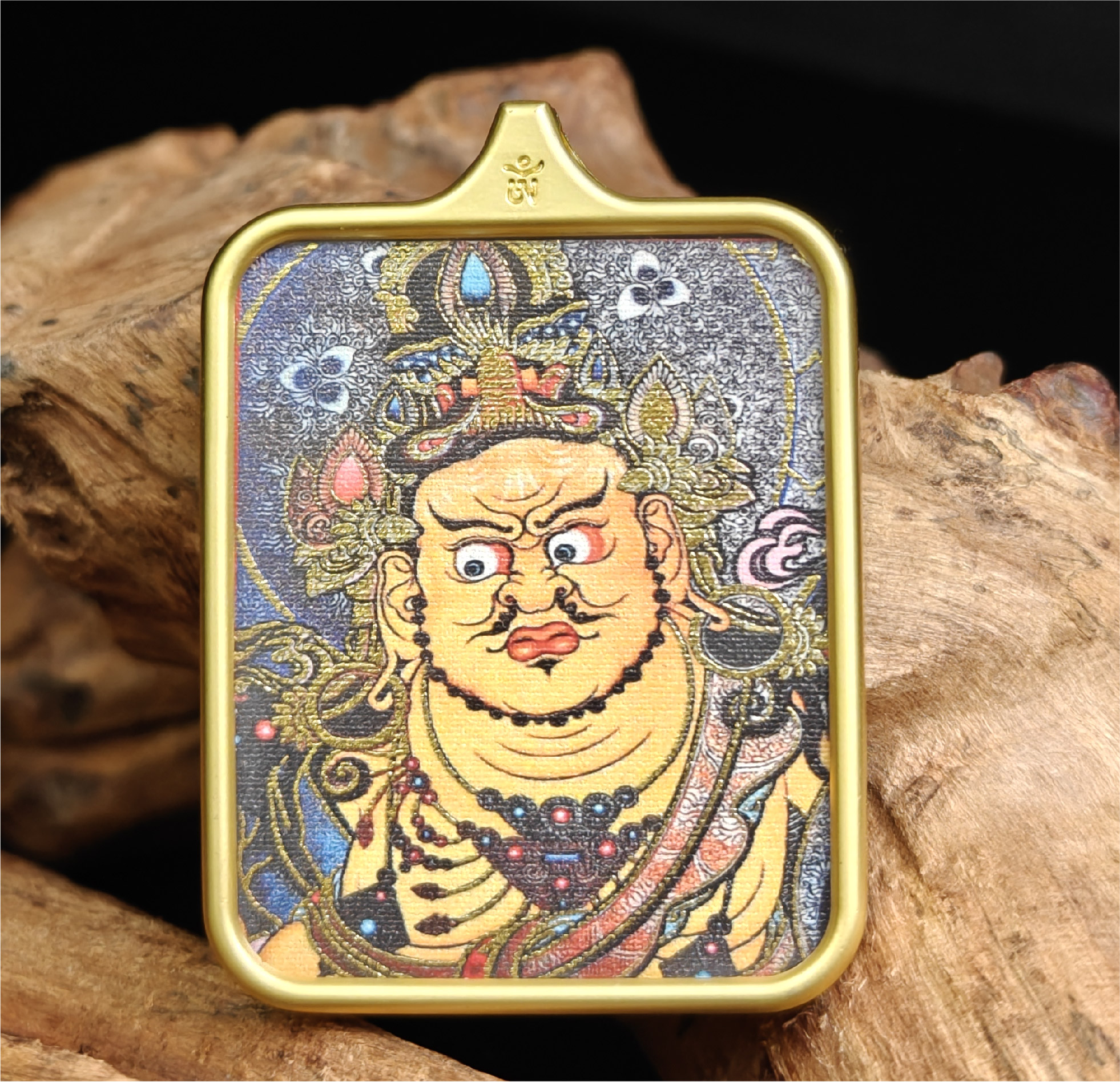 黄財神招財唐カーペットペンダント