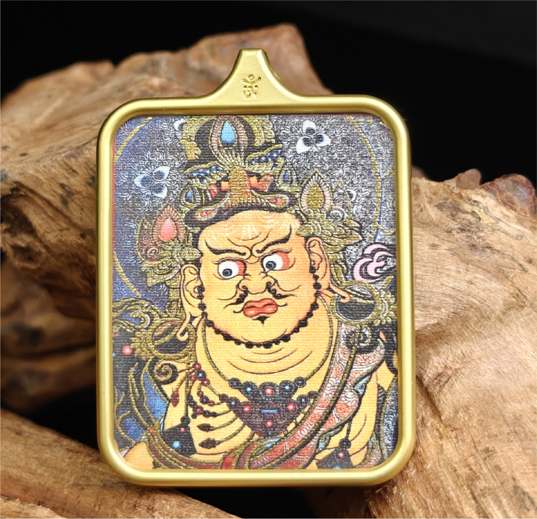 黄財神招財唐カーペットペンダント