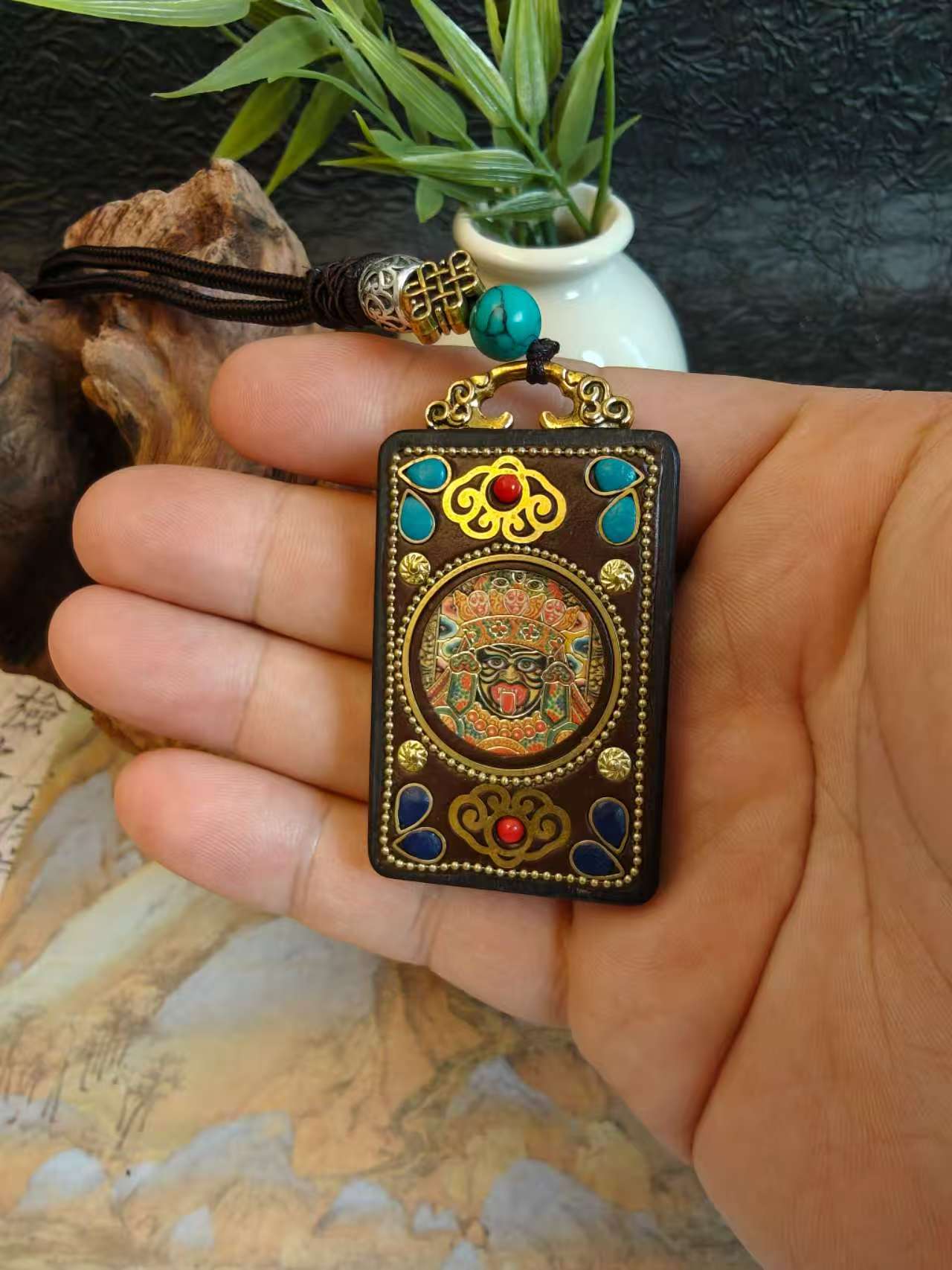 タンカ五財神－ザキラムネックレス