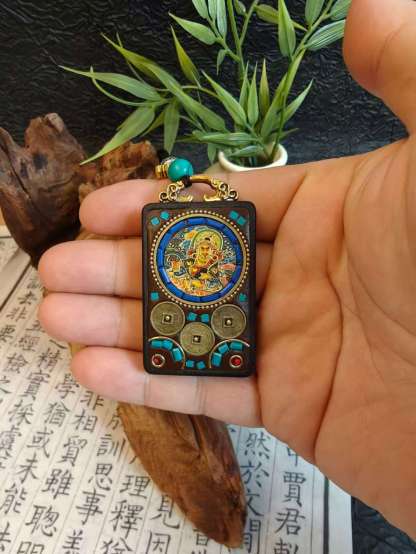 タンカ五財神－黄蔵王ネックレス