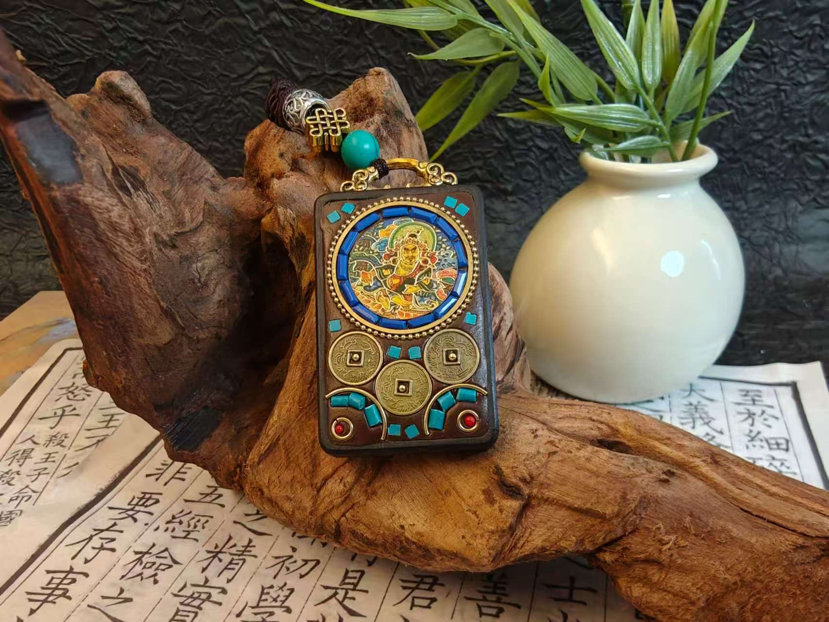 タンカ五財神－黄蔵王ネックレス