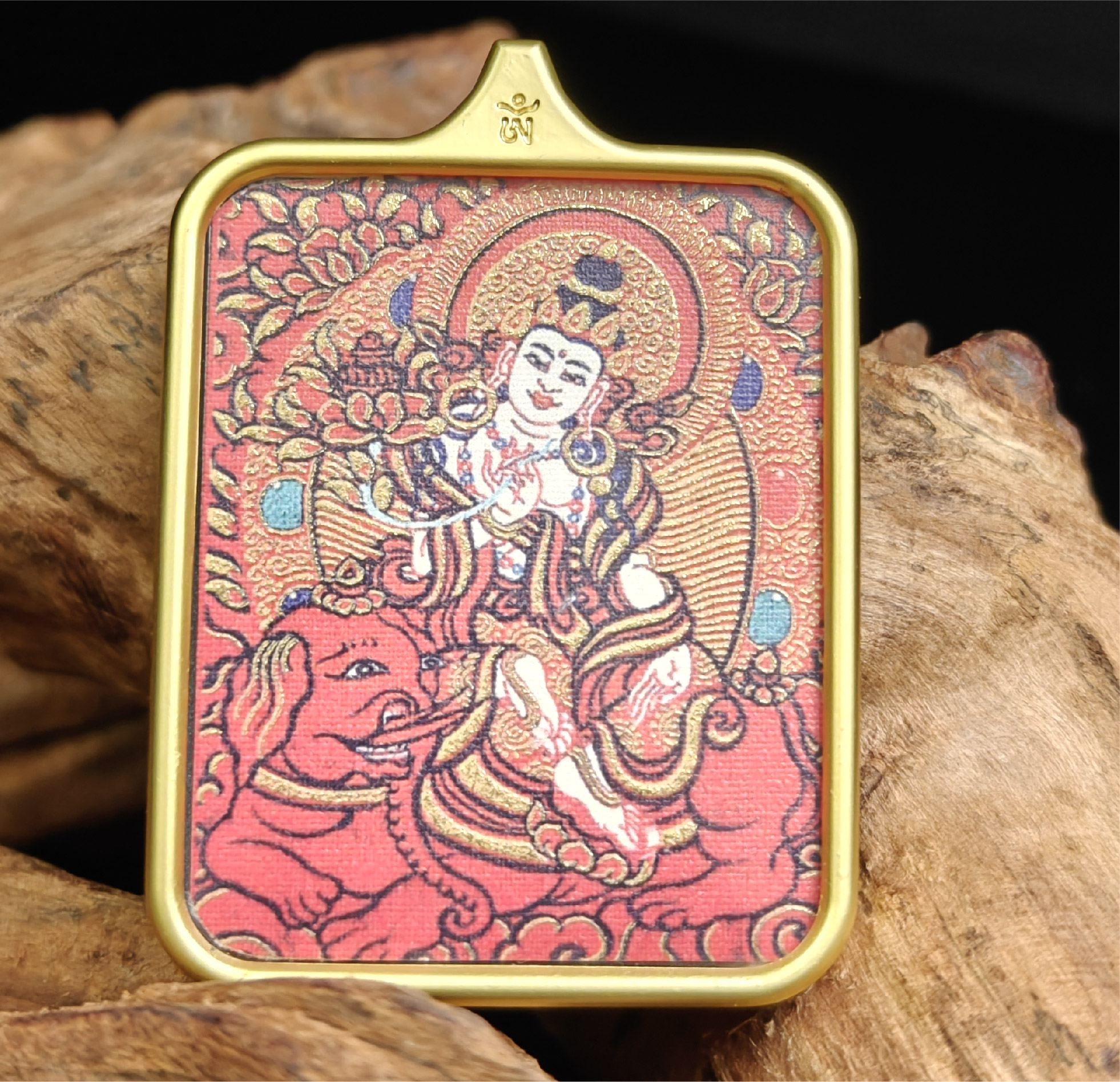 チベット仏教式 普賢菩薩 開運ペンダント