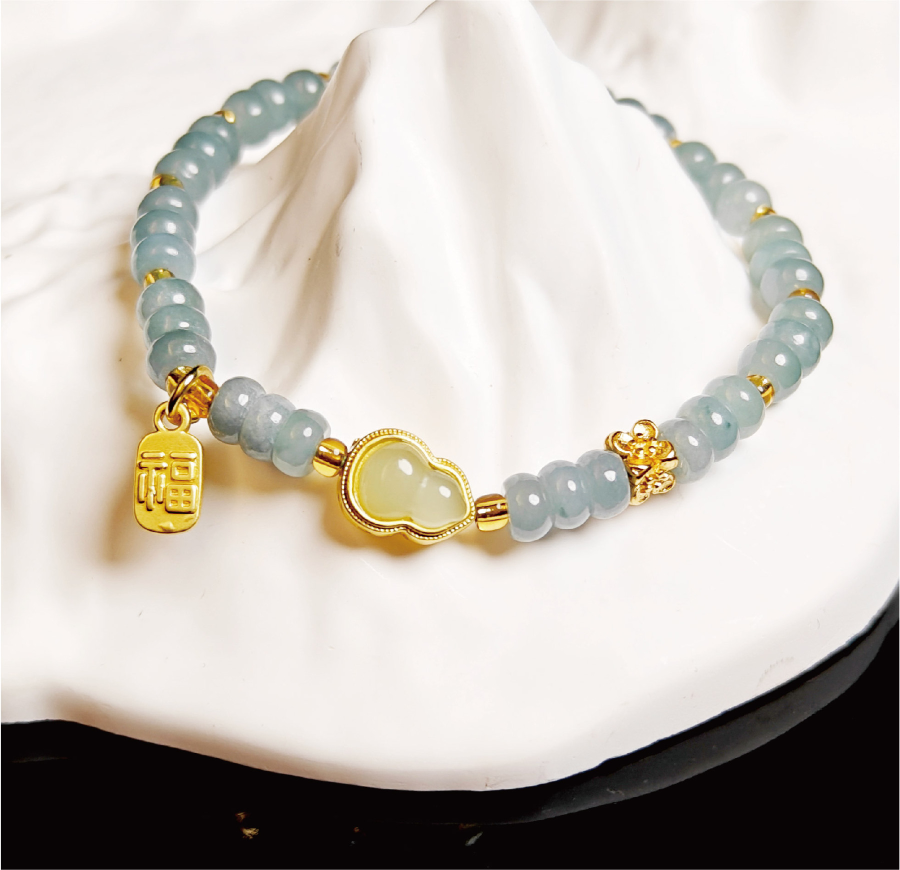 ヒョウタン福札开运ブレスレット