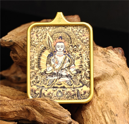 チベット仏教式 虚空蔵菩薩 開運ペンダント