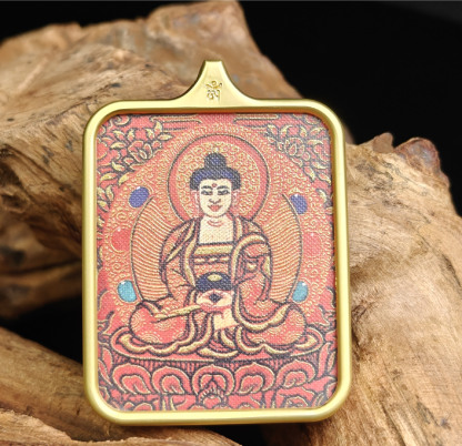 チベット仏教式 阿弥陀如来 開運ペンダント