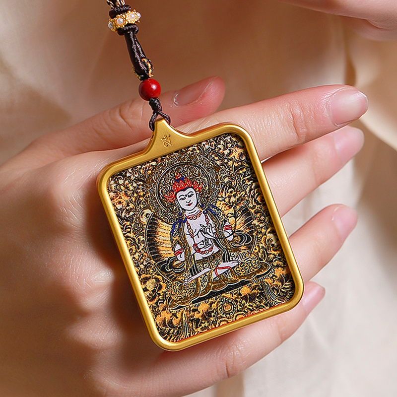 チベット仏教式 大勢至菩薩 開運ペンダント