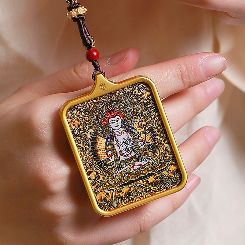 チベット仏教式 大勢至菩薩 開運ペンダント