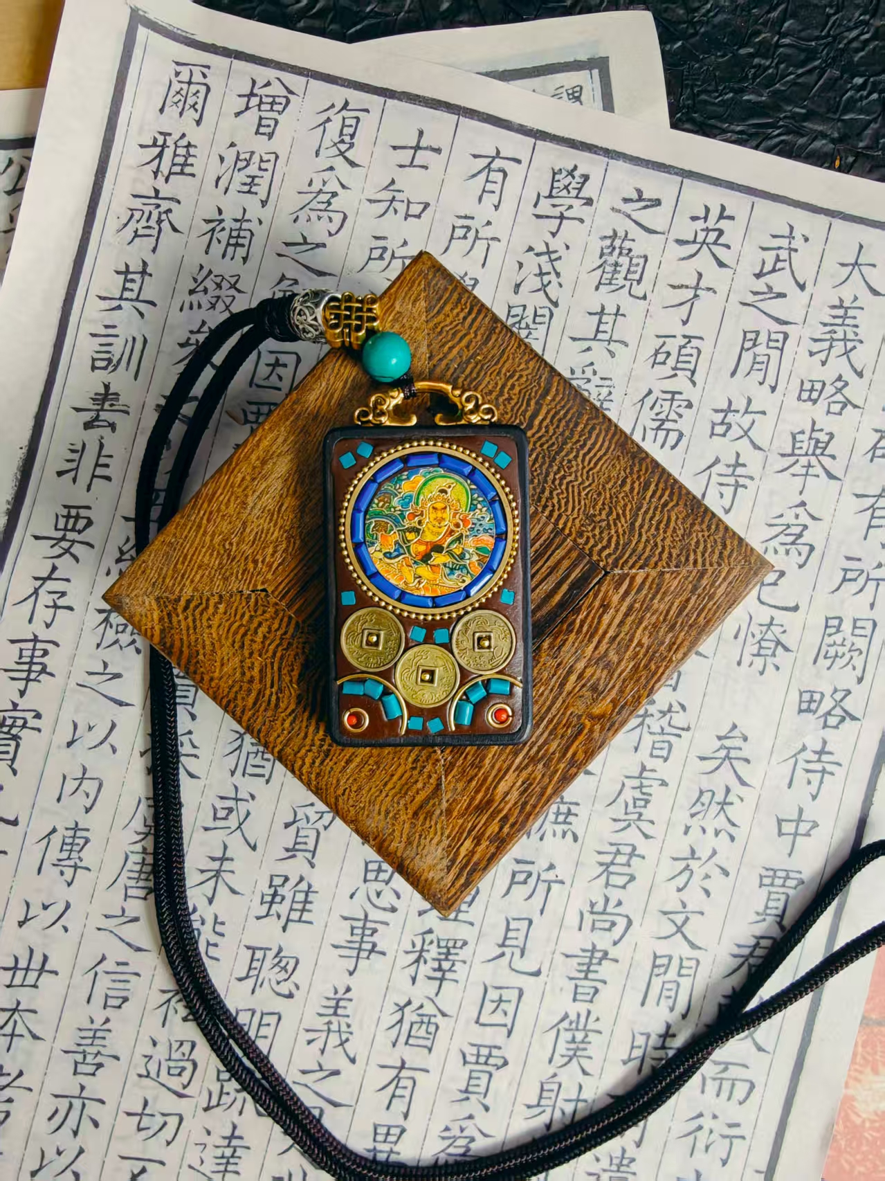 タンカ五財神－黄蔵王ネックレス