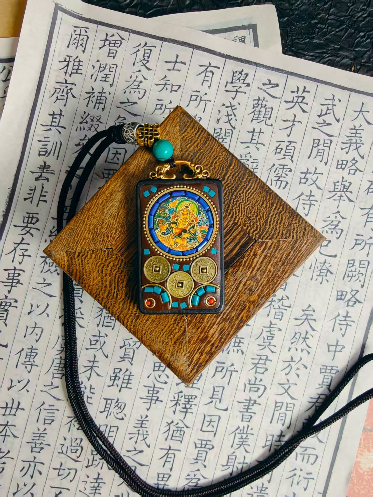 タンカ五財神－黄蔵王ネックレス