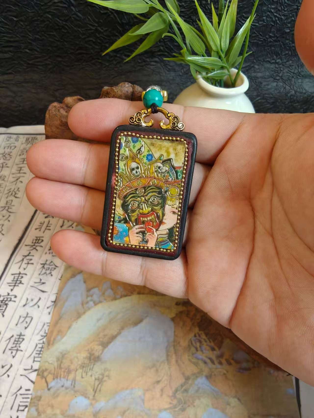 タンカ五財神－ザキラムネックレス