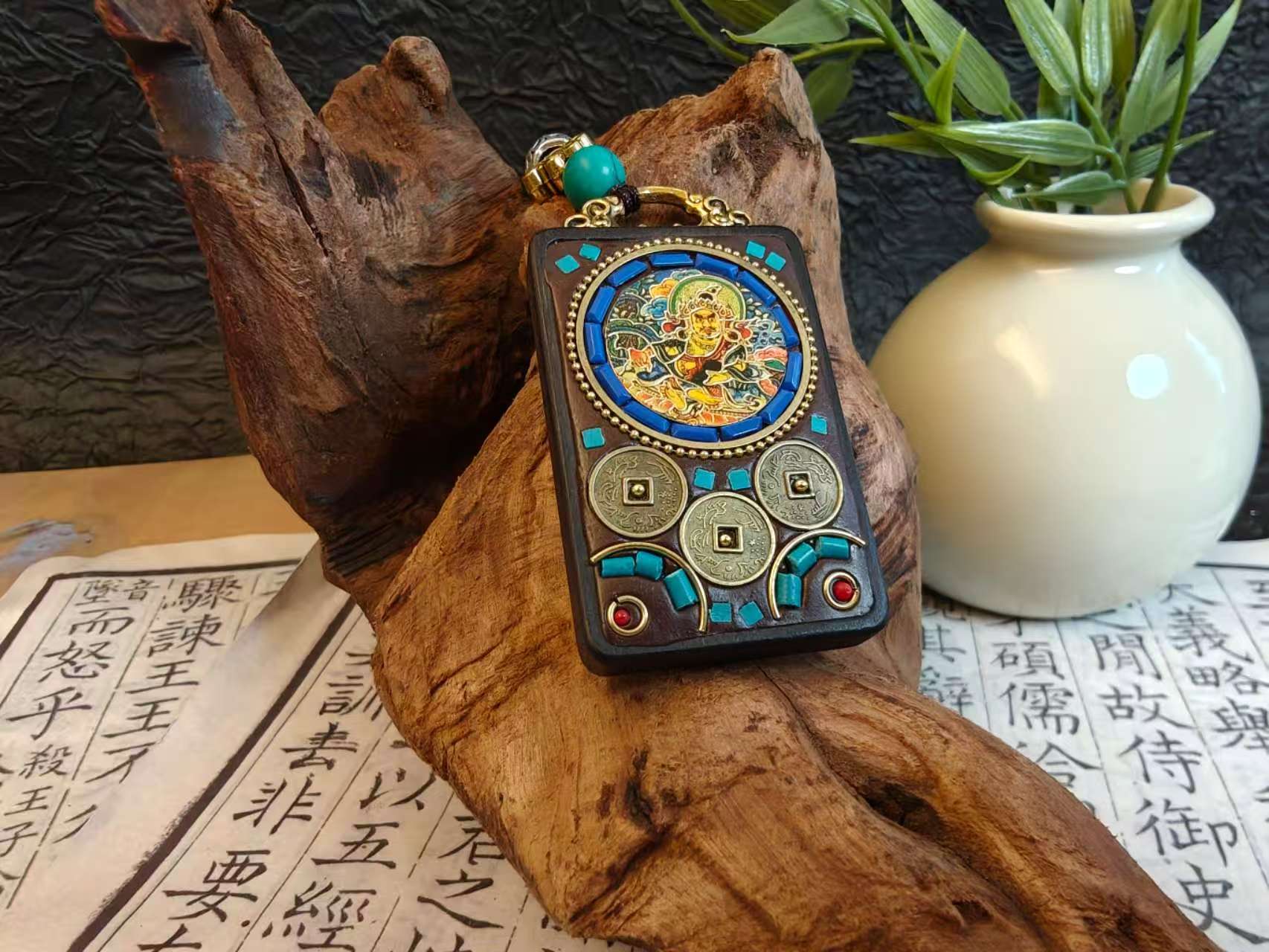 タンカ五財神－黄蔵王ネックレス