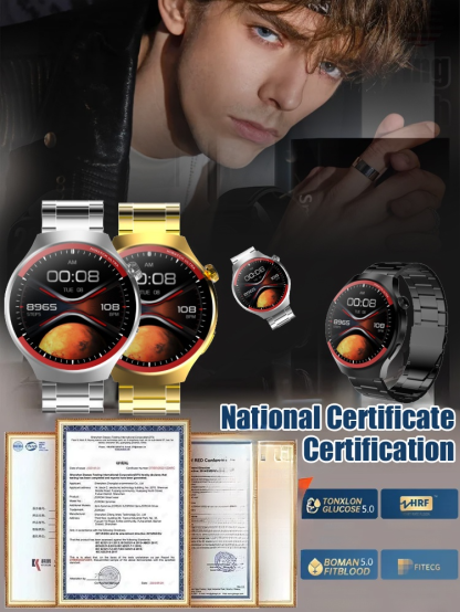 Space Exploration Round Screen Smart Watch