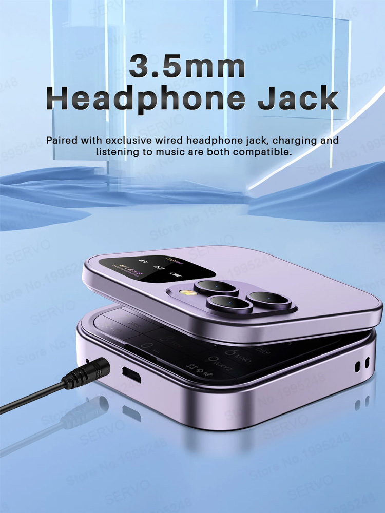 【Counter genuine】Folding flip button phone